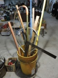 Lot of: Drain Snake, Fishing Net and more...