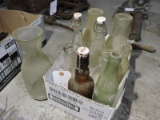 Lot of 10 Antique Bottles - Very Cool