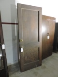 Wooden Antique Panelled Door - Interior