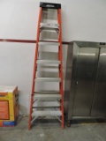 WERNER 7-Foot Fiberglass Step Ladder - Good Condition