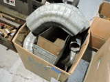 Lot of Galvanized Downspouts & Gutter Parts