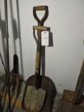 Pair of Older Used Shovels / 1 Spade, 1 Coal Shovel