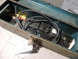 Metal Tool Box - Filled with Used Electrical Breakers