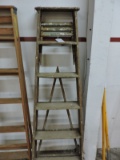 6-Foot Wooden Step Ladder