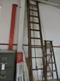 24-Foot Wooden Extension Ladder