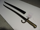 Late-19th C. Antique French Sabre Bayonet
