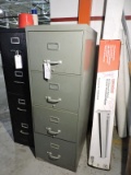 Metal 4-Drawer Gray File Cabinet - 52