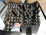 2 Bins of Assorted Threaded Pipes - See Photos