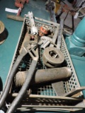 Lot of Various PIPE TOOLS in Metal Tray
