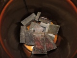 Bucket of Lead -- Approx 25 Bricks