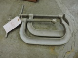 2 Large C-Clamps