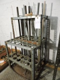Steel Rack with Assorted Threaded Rods