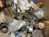 Box of Misc.: Sink Handles, Knobs, Faucets, Etc...