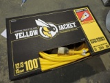 YELLOW JACKET 100 FT Heavy Duty Extension Cord - NEW