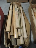 10 Assorted Hammer / Ax Handles -- NEW Vintage