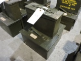 Ammo Boxes - Set of 3 - Two .50 Cal. / One .30 Cal / Empty