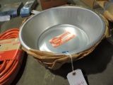 Lot of 3 Aluminum Utility Pans -- NEW Old Inventory