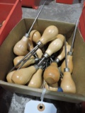 Lot of 25 AWLS with Mechanic's Box -- NEW Vintage Inventory