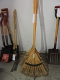 Lot of 3 Wooden Rakes -- NEW Old Inventory
