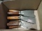 Lot of 9 Vintage PUTTY KNIVES - NEW Old Stock Inventory
