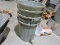 4 Plastic Refuse Cans - Damaged - See Photos