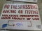 NO TRESPASSING Signs - Metal / Vintage / Lot of 10 - NEW