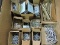 12 Boxes of Various Hardware Hooks - See Photo - NEW Old Stock