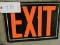Vintage Metal 'EXIT' Sign - Total of 3 -- 7
