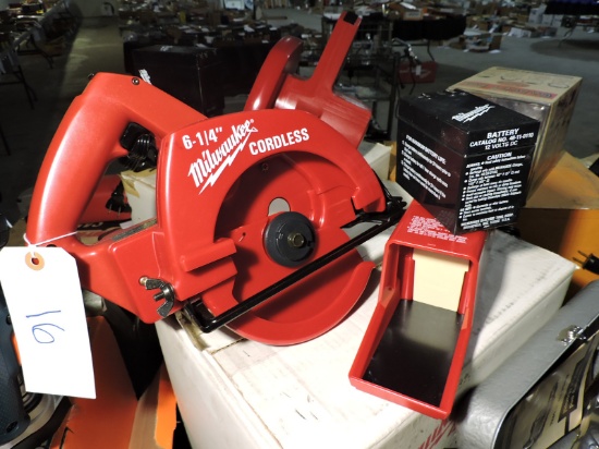 MILWAUKEE Brand 6-1/4" Circular Saw / Cordless -- NEW