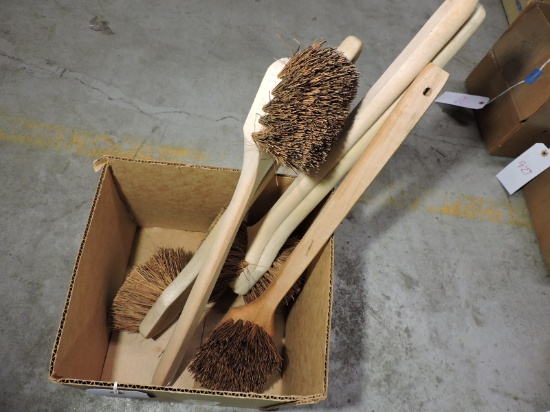 Vintage 19" Long-Handle Scrub Brush -- 5 Total - NEW Old Inv.