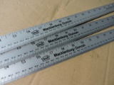 Aluminum Mackenburg Yard Stick -- Total of 3 / NEW Vintage
