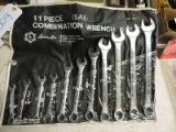 LUSTRE LINE Combination Wrench Set / 11 Piece -- 3/8