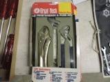 GREATNECK Brand 3-Piece Wrench & Plyer Set / NEW Vintage