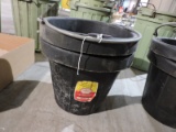 Pair of FORTEX Molded Rubber Bucket #N100-12 / NEW Vintage