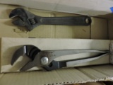 CRECENT R-210 Groove Pliers & FAIRMOUNT Adjustable Wrench