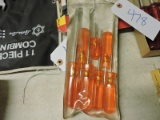 Assorted 7-Piece Screwdriver Set -- See Photos / NEW Vintage