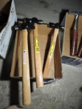 3 Vintage BARCO Brand Ball-Peen Hammers / NEW Old Stock Inv.