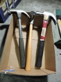 Lot of 3 Assorted Vintage Hammers - See Photos -- NEW