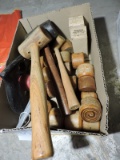 Assorted Vintage MALLETS & REPLACABLE HEADS -- 25 Items