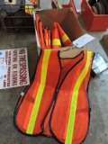 Safety Vests by PM Services / Total of 7 / NEW Old Inventory