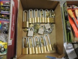 Assorted Size Pad Locks - Eagle - Approx 14 - NEW Vintage