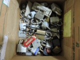 Assorted Random Vintage Pad Locks - Some Missing Keys