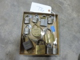 Assorted Size Pad Locks - GUARD, SLAYMAKER - Apprx. 10 - NEW