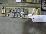 Assorted Pad Locks - GUARD, VISO, EAGLE - Apprx. 15 - NEW