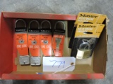 4 MASTER Bike Locks and 2 MASTER Brass # 150-D Locks -- NEW