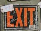Vintage Metal 'EXIT' Sign - Total of 12 -- 7