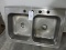 2 Compartment Stainless Steel Sink -- NEW