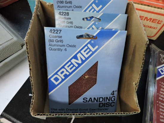 DREMEL - 4 Packs of 4" Sanding Discs #4227 / 60g Coarse