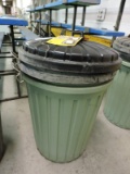 Pair of 24-Gallon Trash Cans - by Lustroware SUPER CAN