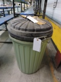 Pair of 24-Gallon Trash Cans - by Lustroware SUPER CAN